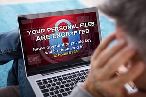 ransomware on computer
