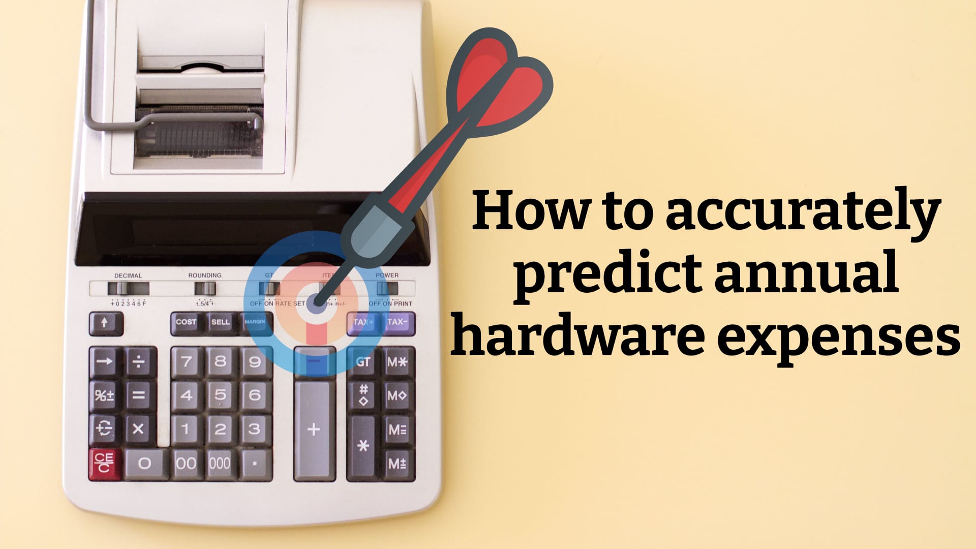 How to predict annual expenses for hardware and software